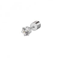 Mono orecchino Marlù in Acciaio Zircone 2OR0092-W - 2OR0092-W